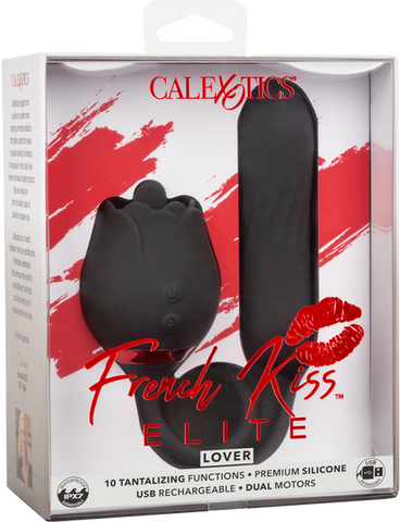 French Kiss Elite Lover – Vibrating and Rotating Bullet Teaser Vibrator with 10 Functions > Sex Toys For Ladies > Clitoral Vibrators and Stimulators