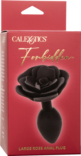 Forbidden Large Rose Anal Plug 4 Inch – Body-Safe Silicone Large Butt Plug > Anal Range > Butt Plugs