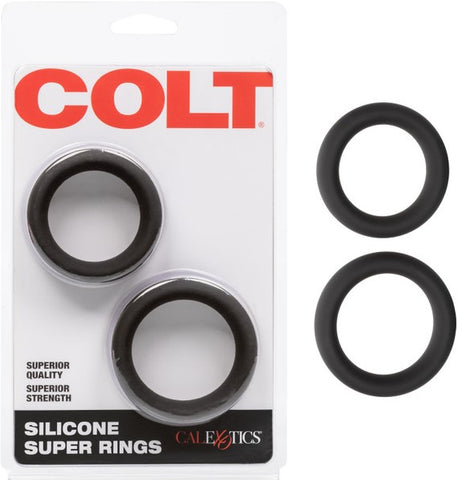 Colt Silicone Super Rings – Durable Stretchy Erection Enhancers Set of Two Rings > Cock Ring > Sets