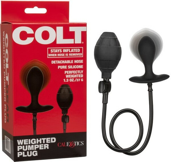 Colt Weighted Pumper Plug – Inflatable Anal Plug for Men > Anal Range > Tunnel and Stretchers