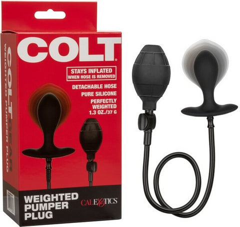 Colt Weighted Pumper Plug – Inflatable Anal Plug for Men > Anal Range > Tunnel and Stretchers