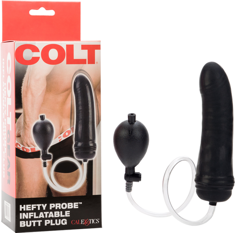 Colt Hefty Probe Inflatable Dildo Black 8 Inch – Inflatable Dildo > Anal Range > Tunnel and Stretchers