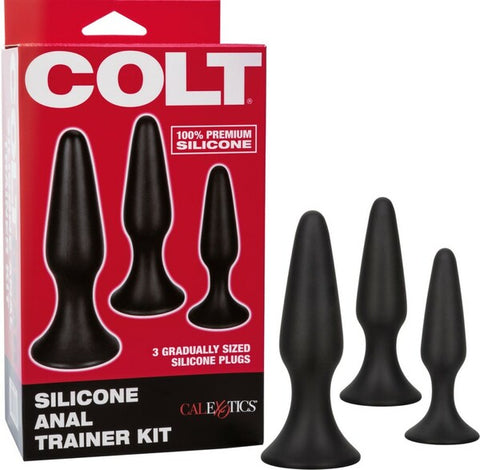 Colt Anal Trainer Kit – Silicone Graduated Anal Plug Set for Beginners > Anal Range > Butt Plug Kits