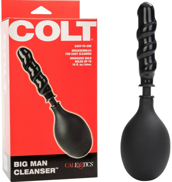 Colt Big Man Cleanser – Phthalate-Free PVC Spiraled Probe Anal Cleanser > Essentials > Douches
