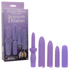 Dr. Laura Berman Dilators Set with Four Locking Sizes and Premium Silicone Textured Sleeve in Purple > Sex Toys > Dilators
