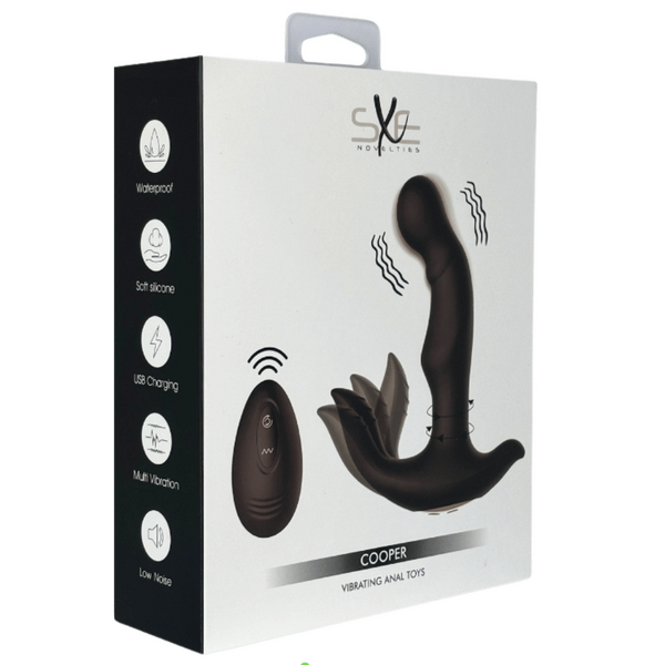 Cooper – Ergonomic Vibrating Silicone Anal Massager > Anal Range > Prostate Plugs