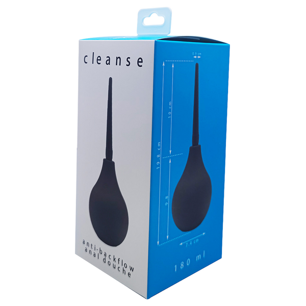 Cleanse Anti-Backflow Silicone Medical Grade Anal Douche 180 Ml > Essentials > Douches