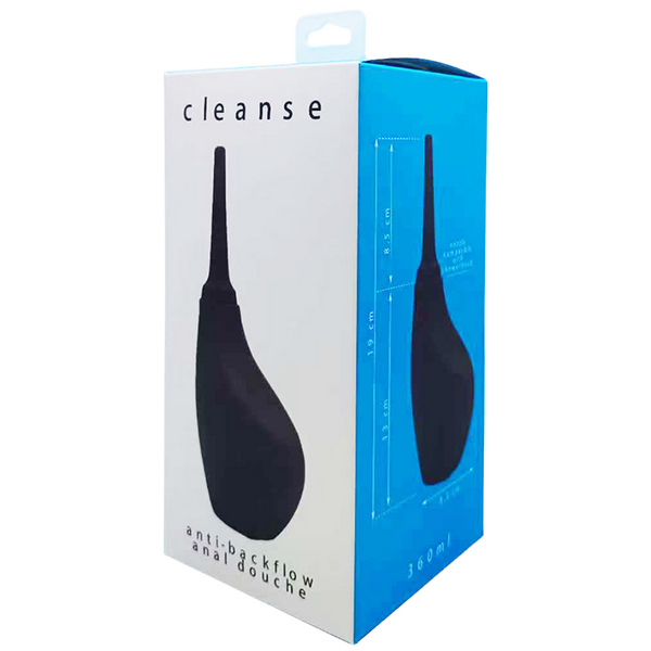Cleanse Anti-Backflow Anal Douche - Silicone 360ml Bulb > Essentials > Douches