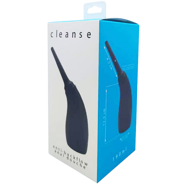 Cleanse Anti-Backflow Anal Douche – Medical Grade Silicone, 190ml > Essentials > Douches