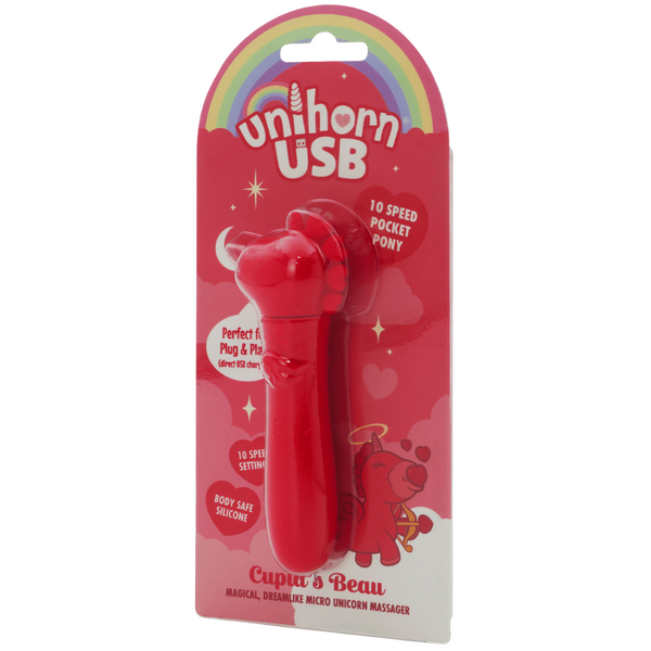 Unihorn Cupid's Beau Silicone USB Rechargeable Bullet Vibrator with 10 Speeds > Sex Toys For Ladies > Clitoral Vibrators and Stimulators