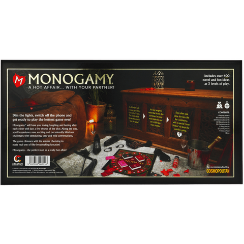 Monogamy – Couples Board Game with Over 400 Seductive Ideas and Three Levels of Play > Novelties > Board Games