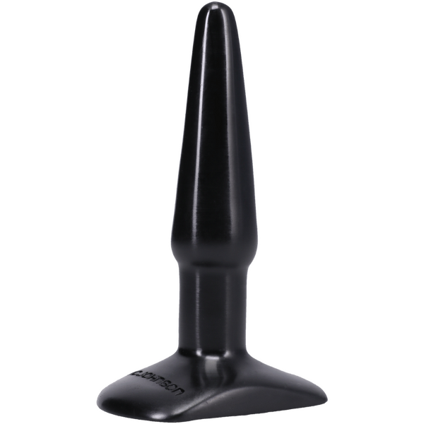 Classic Smooth Butt Plug Small Black 4.5 Inch > Anal Range > Butt Plugs
