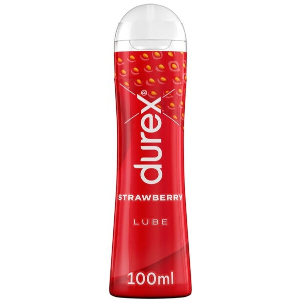Durex Strawberry Lube – 100ml Flavored Personal Lubricant > Lube > Flavoured Main image