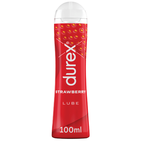 Durex Strawberry Lube – 100ml Flavored Personal Lubricant One Size > Lube > Flavoured