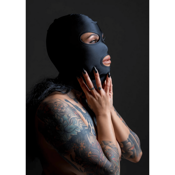 TABOOM Spandex Hood – Comfortable Stretchy Hood with Eye and Mouth Openings > Bondage Gear > Bondage Hoods