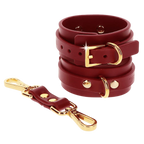 TABOOM D-Ring Collar and Wrist Cuffs Set – Fashion Accessory and BDSM Restraint > Bondage Gear > Restraints