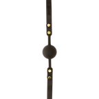 TABOOM Ball Gag – Adjustable Vegan PU Leather Bondage Accessory > Bondage Gear > Gags and Bits
