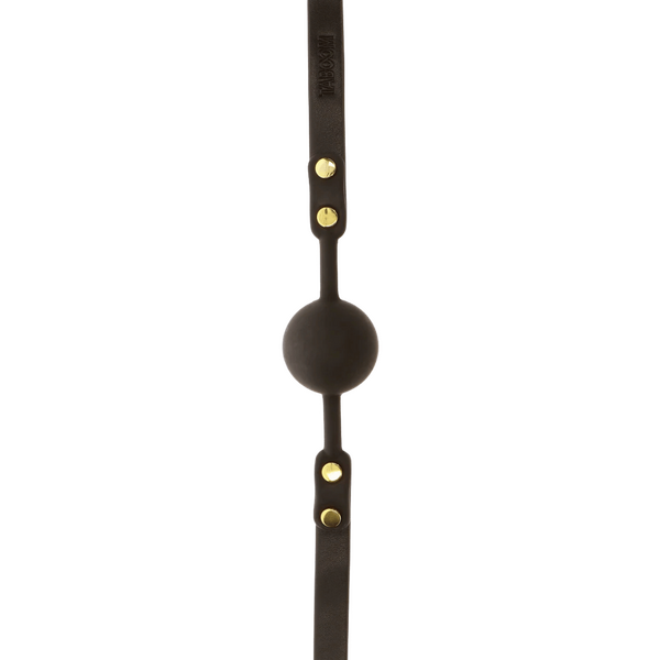 TABOOM Ball Gag – Adjustable Vegan PU Leather Bondage Accessory > Bondage Gear > Gags and Bits