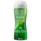 Durex Play 2in1 Aloe Vera Massage Gel – 200ml Massage Lubricant One Size > Essentials > Massage Oil