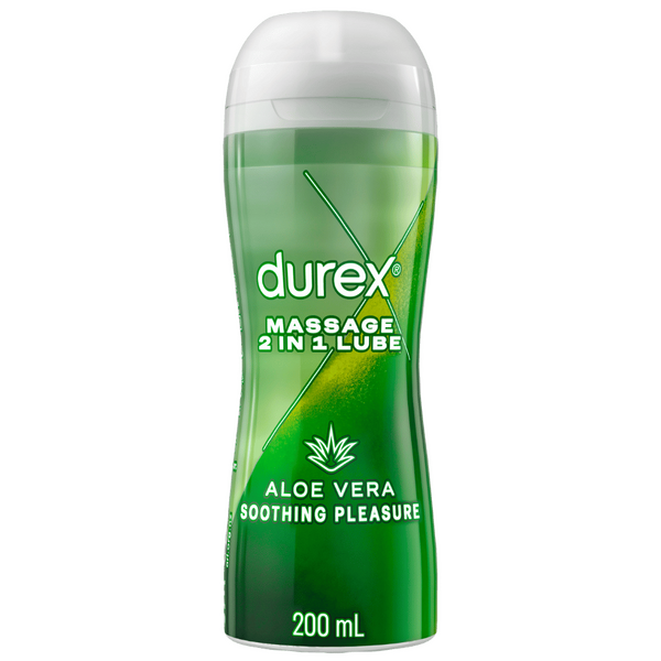 Durex Play 2in1 Aloe Vera Massage Gel – 200ml Massage Lubricant One Size > Essentials > Massage Oil