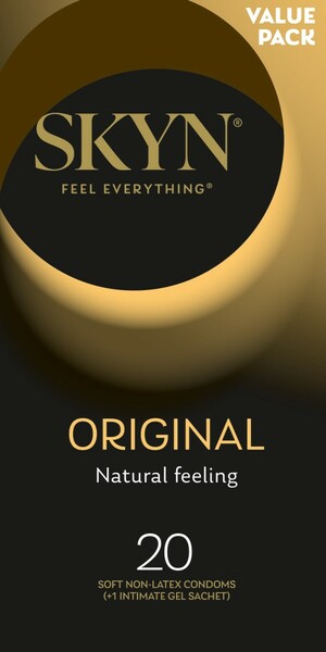 Skyn Original – Natural Feeling Polyisoprene Condoms 53mm 20 Pack > Essentials > Condoms