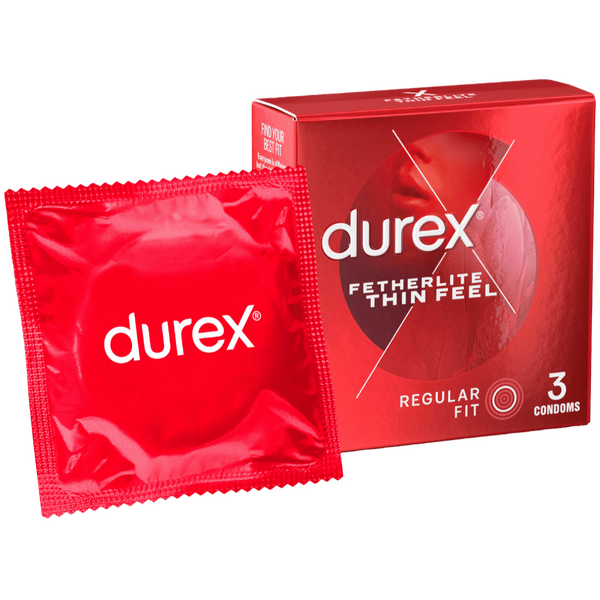 Durex Thin Feel – 20% Thinner Condoms Pack of 3 Secondary image