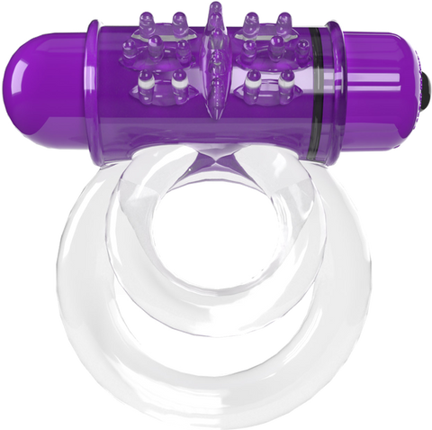 Double O 6 4B Low Pitch Bass (Grape) > Cock Ring > Vibrating