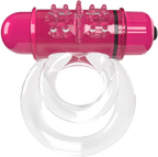 Double O 6 Vibrating Ring – Low Pitch Bass, Powerful 4B Bullet, Secure Fit, Rechargeable Ring > Cock Ring > Vibrating
