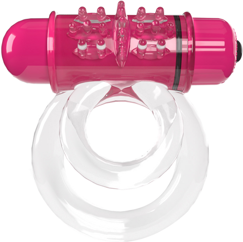 Double O 6 4B Low Pitch Bass (Strawberry) > Cock Ring > Vibrating