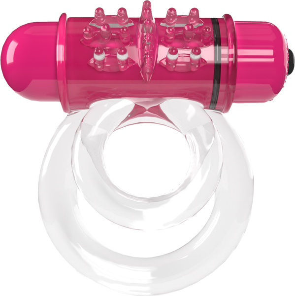 Double O 6 4T High Pitch Treble (Strawberry) > Cock Ring > Vibrating