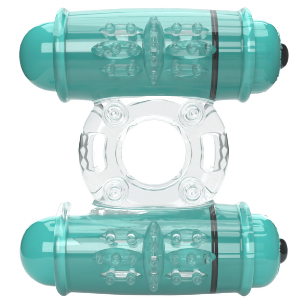 Double Wammy 4T High Pitch Treble (Kiwi) > Cock Ring > Vibrating