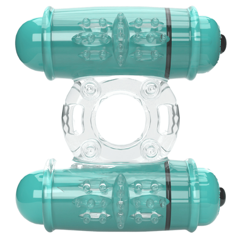 Double Wammy 4T High Pitch Treble (Kiwi) > Cock Ring > Vibrating