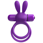 ScreamingO 4T Ohare XL Vibrating Rabbit Ears Cock Ring - Grape