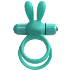 ScreamingO 4T Ohare XL Vibrating Rabbit Ears Cock Ring - Kiwi