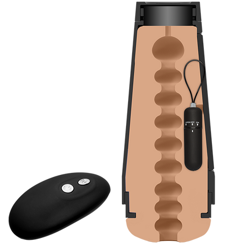 Doc Johnson Main Squeeze Original Vibro – Wireless Remote-Controlled Vibrating Masturbator
