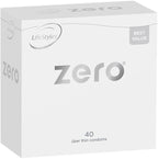 LifeStyles Zero – Ultra-Thin 52mm Nominal Width Lubricated Condoms 40 Pack One Size > Essentials > Condoms