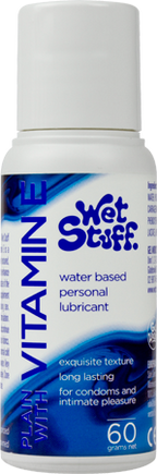 Wet Stuff Plain Enriched With Vitamin E – Water-Based Lubricant 60g > Lube > Water Based