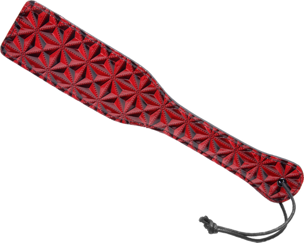 Crimson Tied Steel Enforced Spanking Paddle – Stiff Faux Leather Paddle > Bondage Gear > Paddles