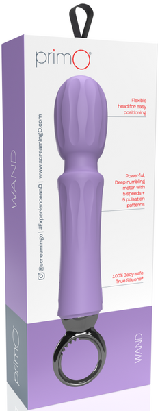 Screaming O PrimO Wand – Rechargeable Portable Wand Vibrator with 5+5 Vibration Functions > Sex Toys > Massage Wands