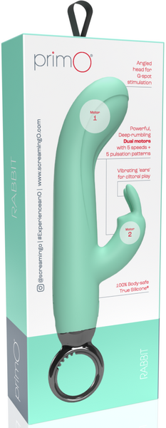 Screaming O PrimO Rabbit 4.5 Inch Silicone Rabbit Vibrator > Vibrators > Ladies > Rabbit