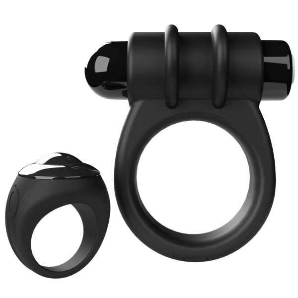 Remote Control Switch Vibe (Black) – Waterproof Rechargeable Double-Sided Vibrating Cock Ring > Cock Ring > Vibrating