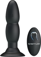 Pretty Love Beaded Remote-Controlled Butt Plug – Silicone Vibrating and Rotating Anal Toy > Anal Range > Vibrating Butt Plugs