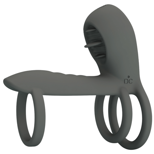 Jammy – Dual Stimulation Cock Sleeve and Clitoral Stimulator with Vibrations > Sex Toys > Couples Toys