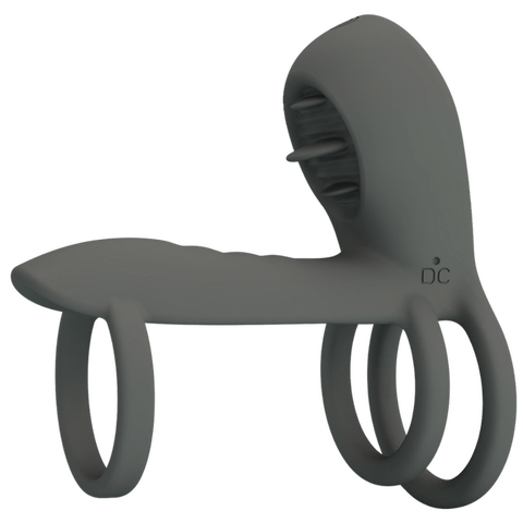 Jammy – Dual Stimulation Cock Sleeve and Clitoral Stimulator with Vibrations > Sex Toys > Couples Toys