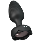 Varian Light-Up Rechargeable Butt Plug – LED Flashing Silicone Butt Plug > Anal Range > Vibrating Butt Plugs