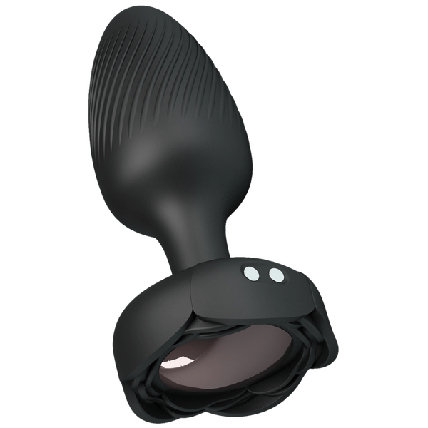 Varian Light-Up Rechargeable Butt Plug – LED Flashing Silicone Butt Plug > Anal Range > Vibrating Butt Plugs