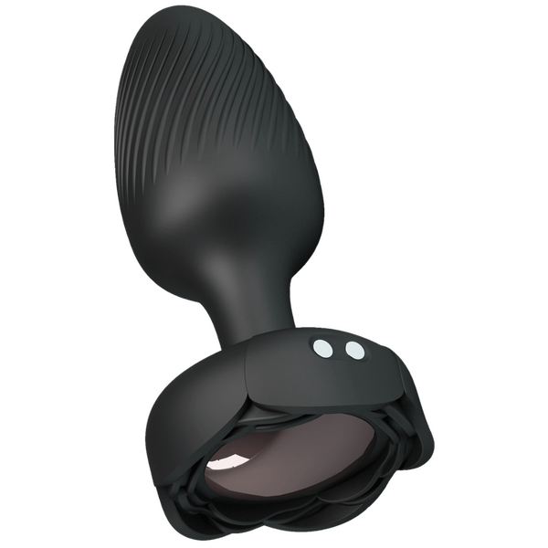 Varian Light-Up Rechargeable Butt Plug – LED Flashing Silicone Butt Plug > Anal Range > Vibrating Butt Plugs
