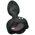 Varian Light-Up Rechargeable Butt Plug – LED Flashing Silicone Butt Plug > Anal Range > Vibrating Butt Plugs