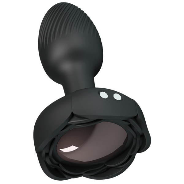 Varian Light-Up Rechargeable Butt Plug – LED Flashing Silicone Butt Plug > Anal Range > Vibrating Butt Plugs