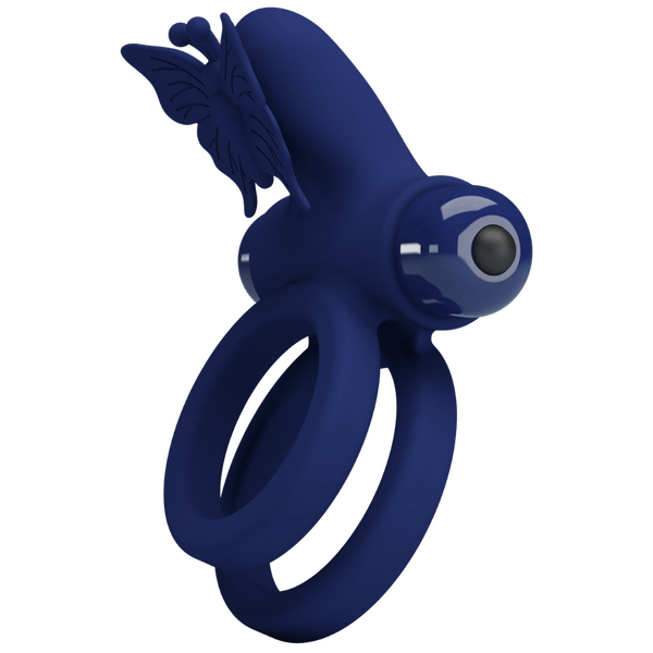 Pretty Love 10 Function – Soft Silicone Vibrating Butterfly Cock Ring > Sex Toys > Couples Toys